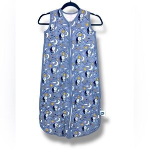 TADO MUSLIN Baby Sleep Sack 2-4T Baby 100% Organic Cotton 0.5 TOG blue bears